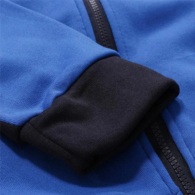 Rc Le sweat-shirt à capuche à rayures multicolores pour hommes convient à la veste à capuche de printemps et d'automne — image 5