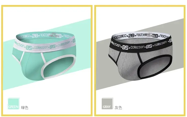 0850 cuecas masculinas sexy, cuecas de algodão confortáveis e respiráveis, atacado, cuecas masculinas — image 10