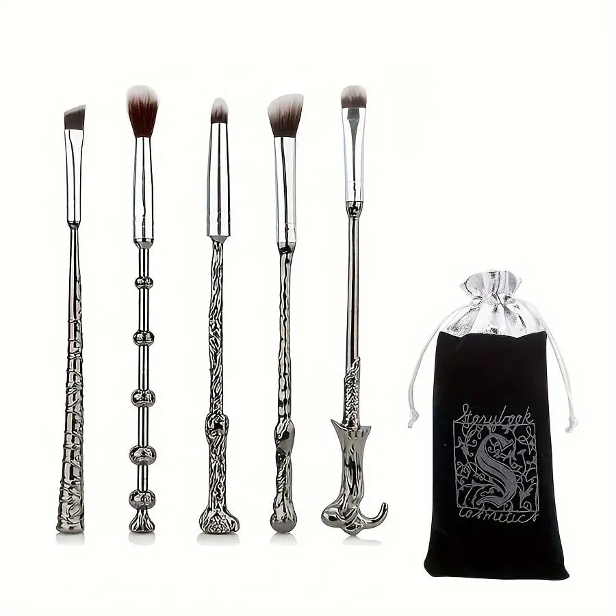 Πινέλα Wizard Wand 5 τμχ Σετ πινέλου μακιγιάζ 5 τμχ για γυναίκες