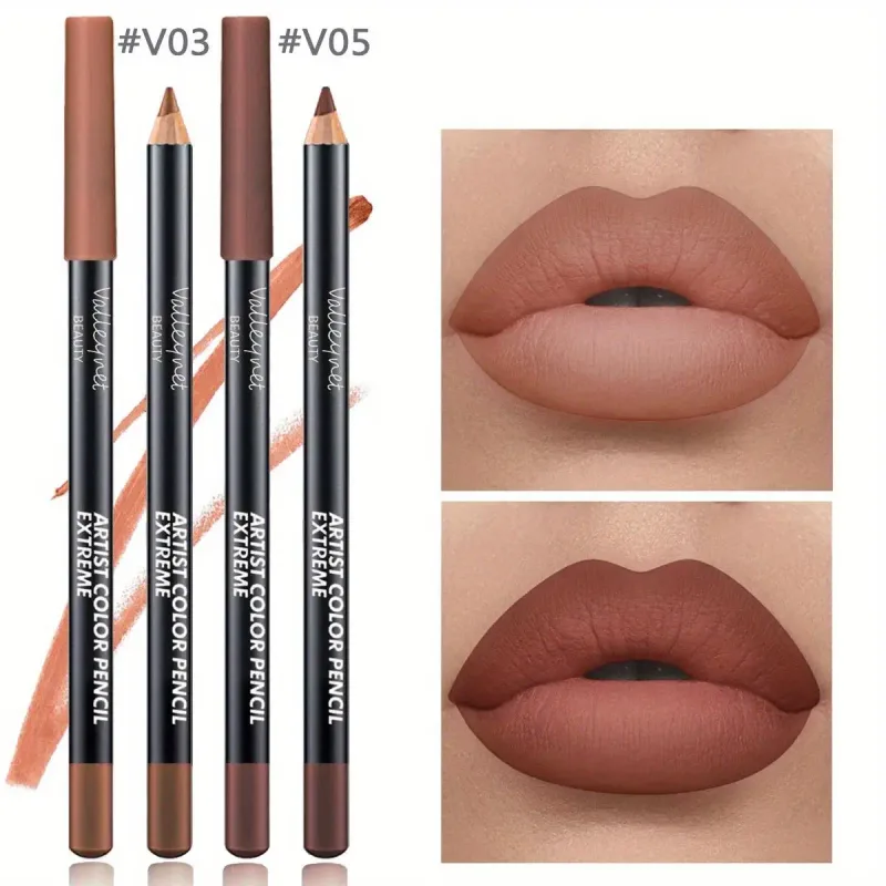 2db Lip Liner Makeup Duo: hosszan tartó vízálló matt formula gyengéd az érzékeny bőrön, és ideális a világos bézs tónusokhoz — image 4