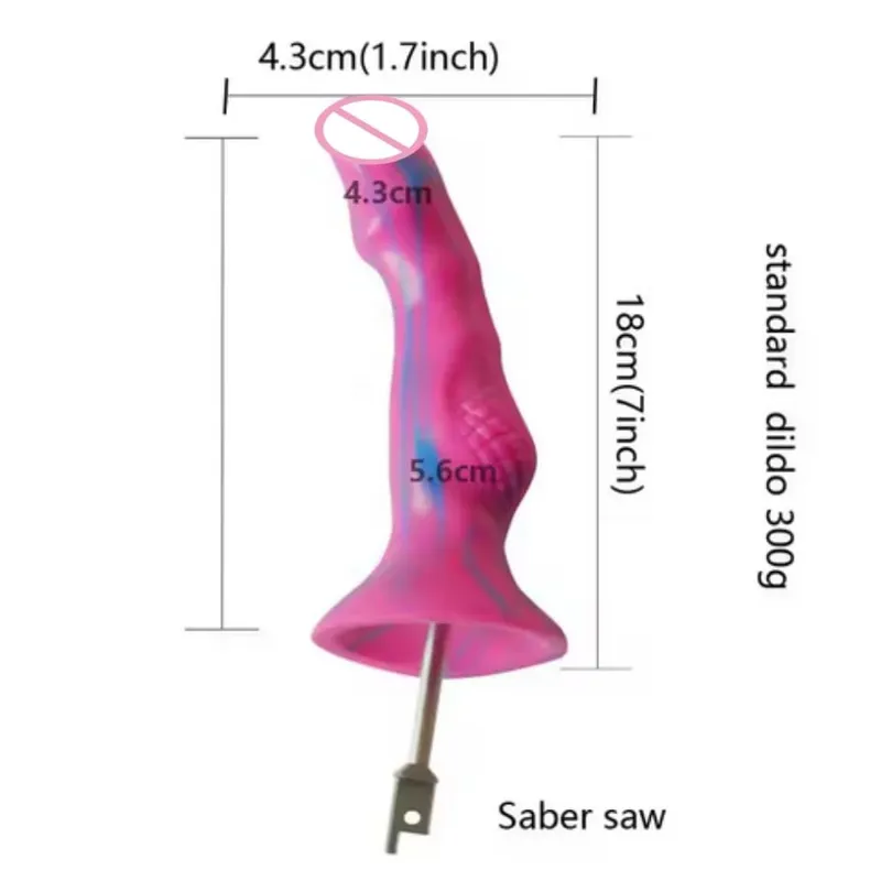 Kard szúrófűrész dugattyús fűrész nagy szilikon vibrátoros fűrész 3XLR VAC-U-LOCK adapter tartozékok Sex Machine — image 26