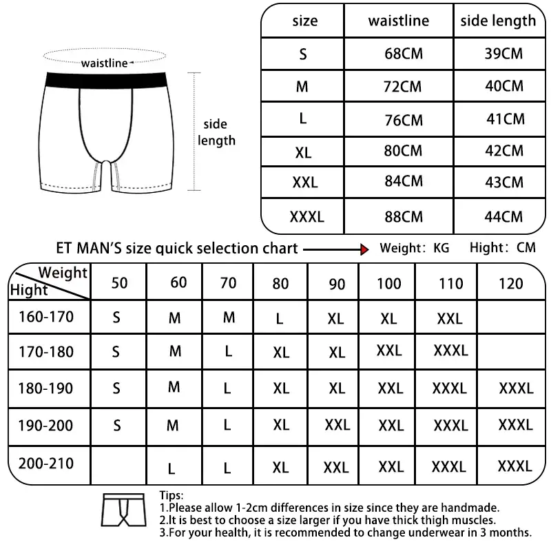 Cueca Boxer Masculina de Algodão 6PCS S-XXXL | Roupa íntima respirável ultramacia, boxers multipack com cintura elástica anti-atrito — image 2