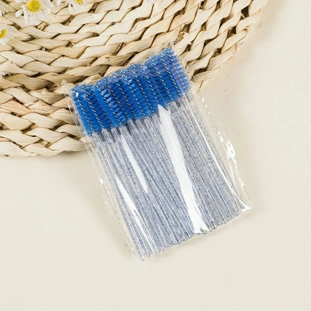 50-100PCS Crystal Eyelash Brush Combs Professional Eye Lash Extension Mascara Wands Makeup Beauty Tool for Eyelashes — image 7