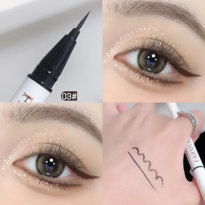 Αδιάβροχο στυλό ματιών 12 χρωμάτων Ultra-fine Tip Liquid eyeliner μακράς διαρκείας Eye Liner Quick-Dry Πολύχρωμο μακιγιάζ για Cosplay — image 11