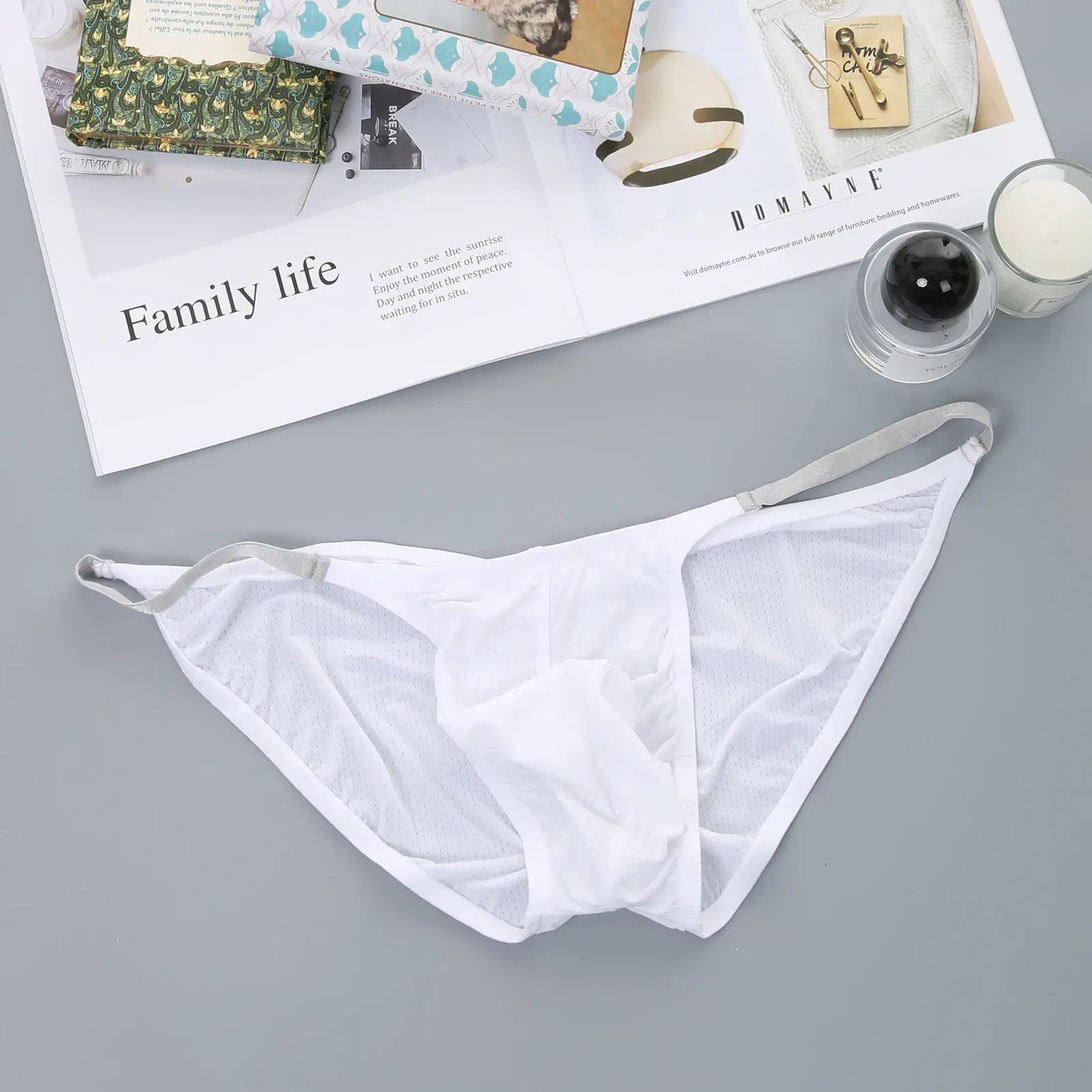 Briefs Sexy Man Underwear Men's Bulge Pouch String Mini Panty Men Low Waist Bikini Lingerie Underpants Slips Hombre — image 11