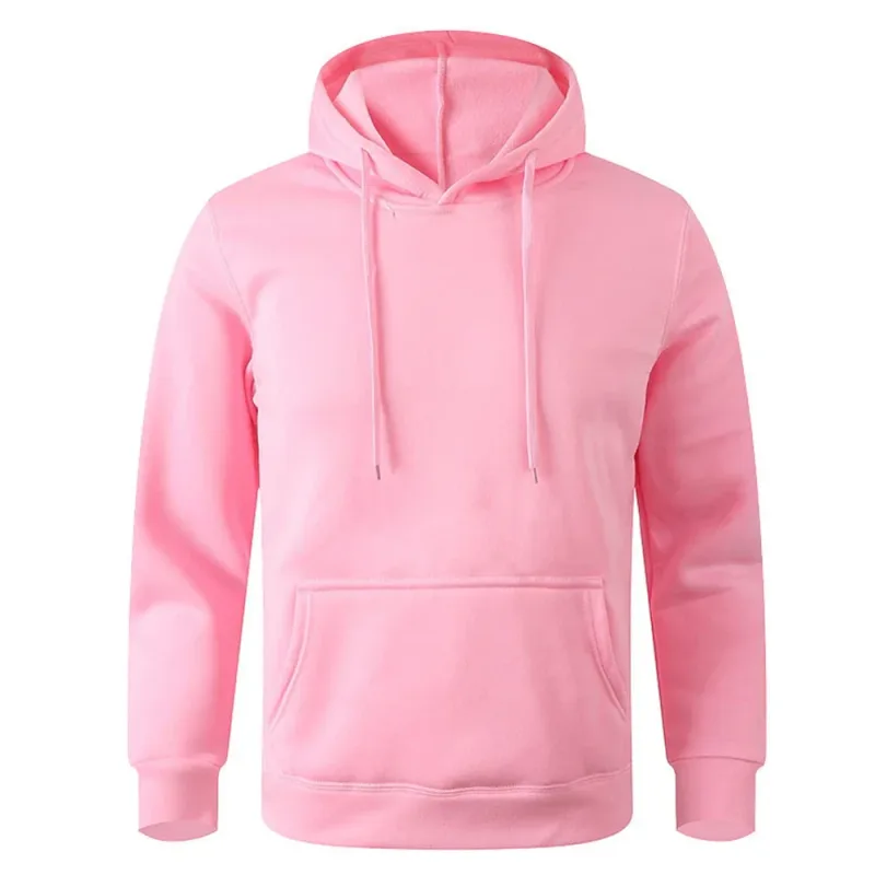 Men's Soft Loose - Fit Fleece Pullover Hooded Sweatshirt na May Mga Pocket Para sa Malamig na Araw — image 10