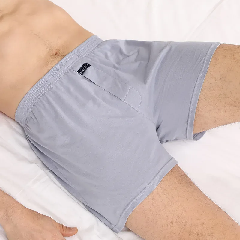 Boxer masculino pantie lote underpant solto grande curto algodão plus size roupa interior para homem boxer briefs sólido médio masculino boxer