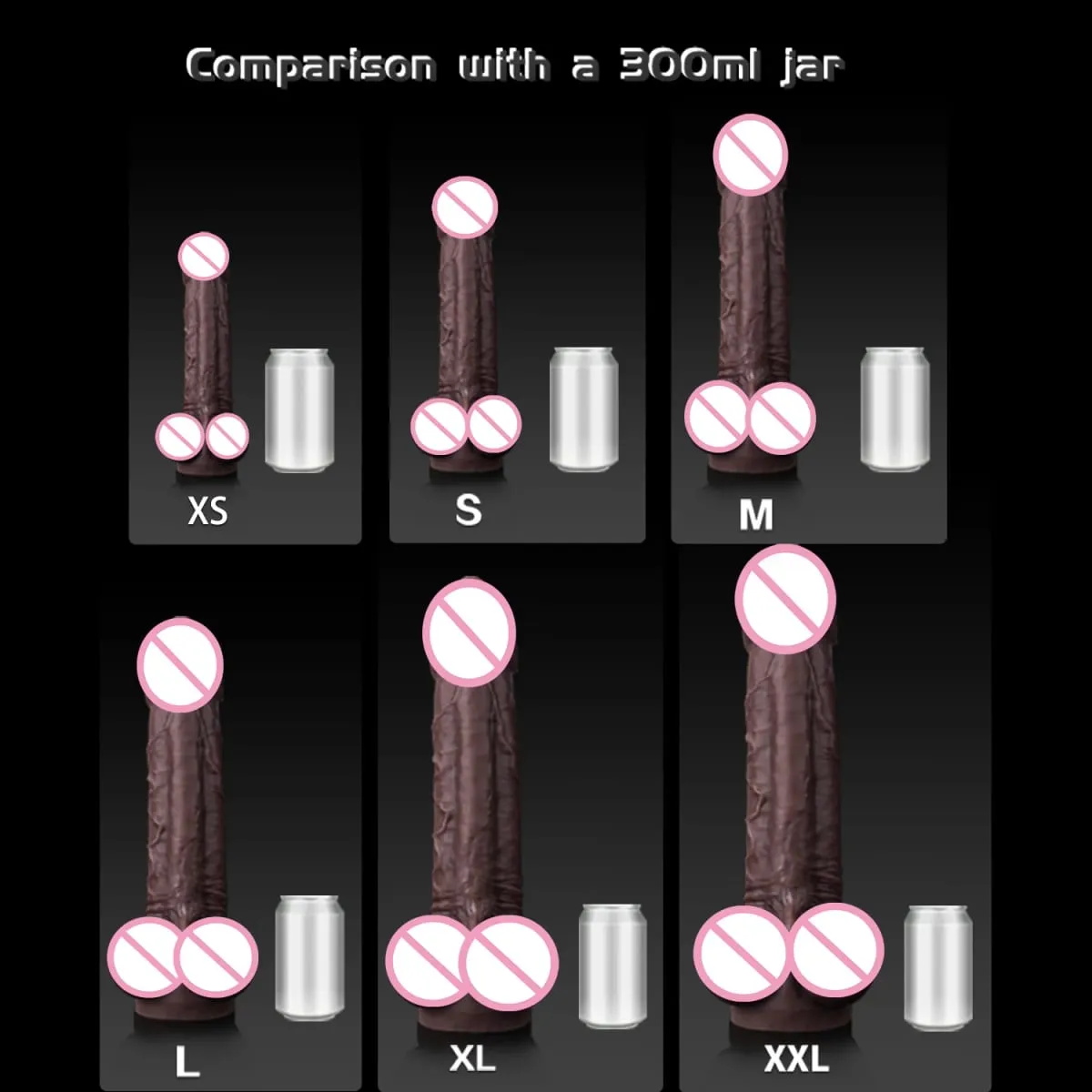 Super Soft Silicone Dildo with Suction Cup Flexible Big Penis G-spot Strap-On Sex Toy for Women Men Lesbian — image 3