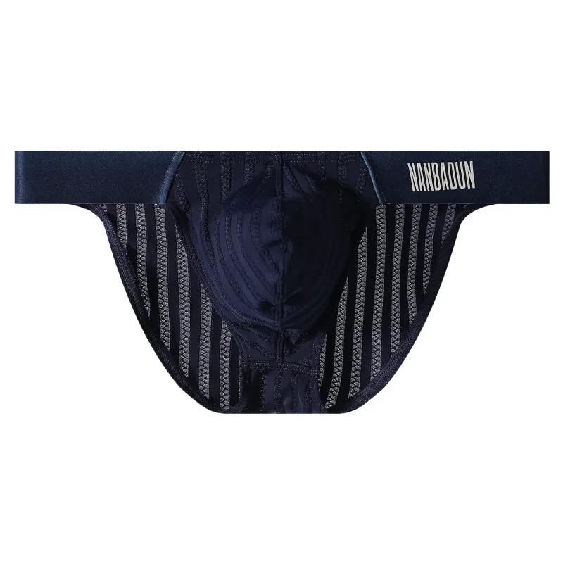 Mens Underwear Briefs Shorts Thin Ice Silk T Panties Man Breathable Solid Transparent Underpants Male Low Rise Brief Homme Ropa