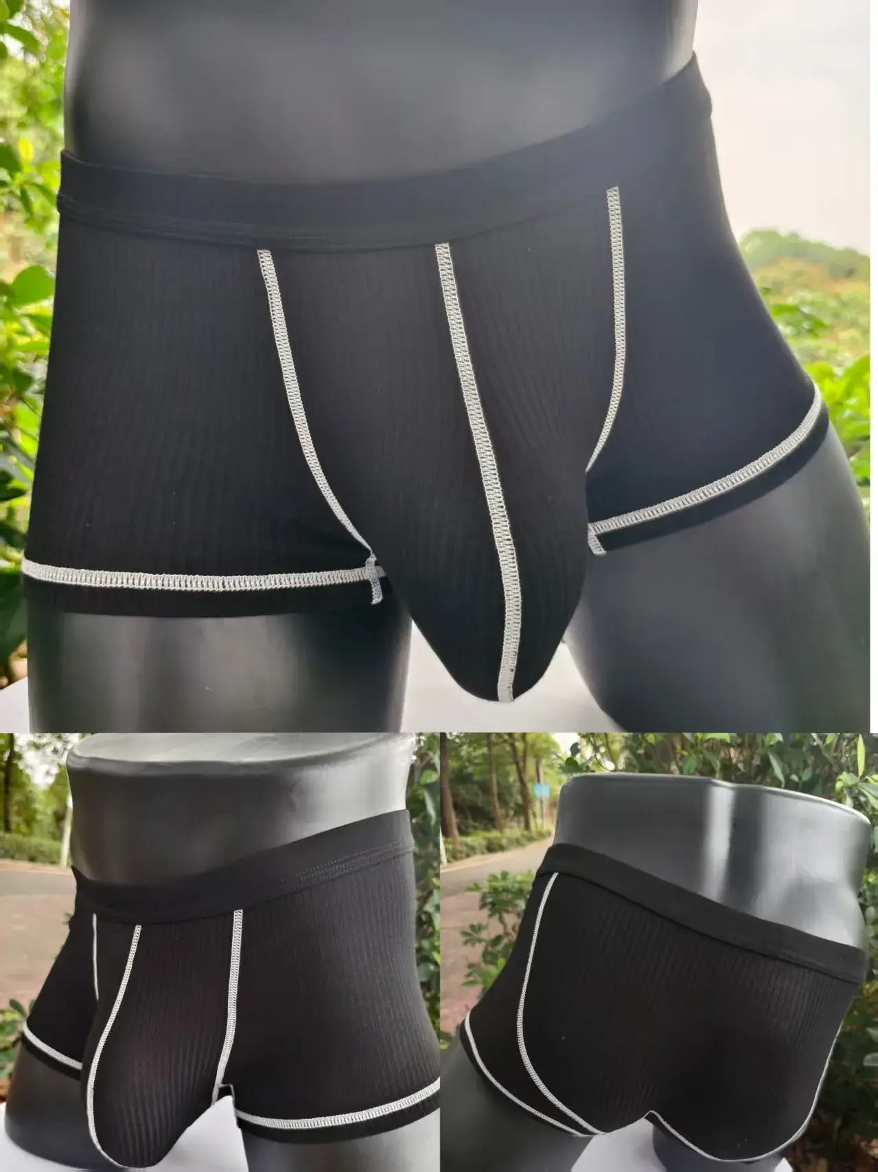 Shorts boxer masculino de alta elasticidade, bolsos grandes, respirável, secagem rápida, esportes, academia, casual, moda, solto, verão — image 8