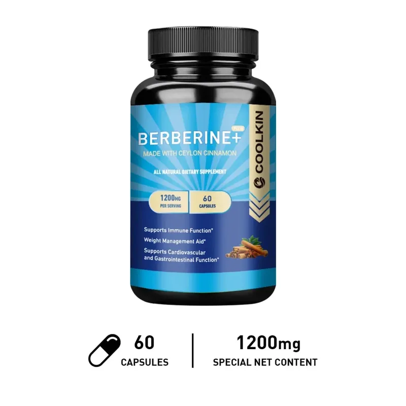 Prémium Berberine HCl 1200 Mg Plus Organic Ceylon Fahéj - Immunrendszert támogató testtömeg-kiegészítő — image 8