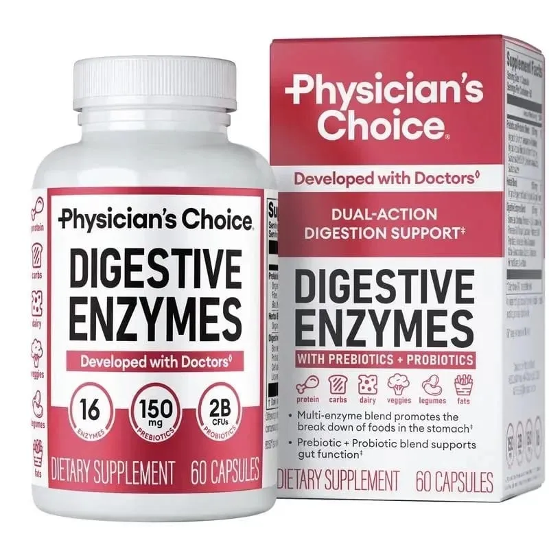 Emésztőenzimek – Belek egészsége Multi Enzymes Organikus prebiotikumok és probiotikumok az emésztés egészségéért