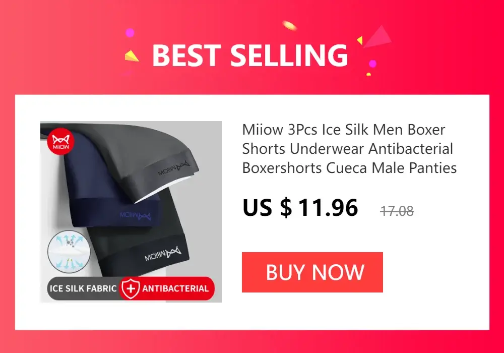 Miiow sexy men boxer shorts roupa interior malha respirável de seda gelo calcinha masculina lingerie cuecas boxershorts plus size L-4XL 2022 — image 14