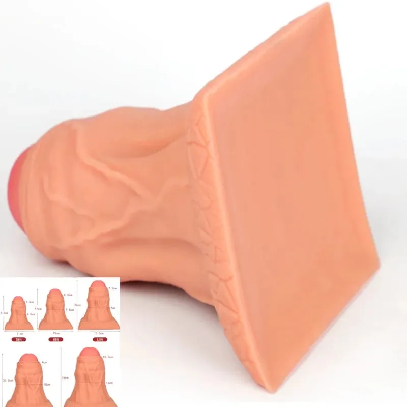 Huge Anal Plug Soft Silicone Anus Expansion Dildo Butt Plug Vagina Stimulation Prostate Massage Anal Sex Toys For Men Women Gay — image 4