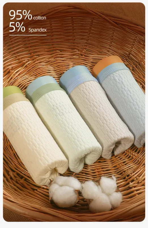 Cuecas masculinas roupa interior de algodão calças de algodão do bebê cabeça verão tendência fina meninos esportes shorts antibacterianos — image 5