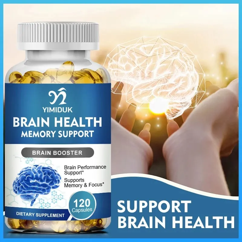 Pure Brain Health Supplement with Phosphatidylserine for Concentration Memory Clarity & Focus Boosts Learning & Sharp Mind — image 5