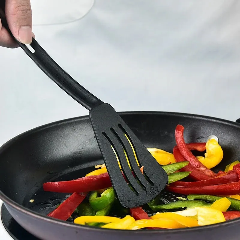 Utensils Set Serving Cooking Kitchen Cutlery Spoons Nylon Kit Spatula Tableware Portable Camping Plastic Slotted Flatware