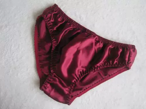 Mainit na Sell 100% Mulberry Silk Men Boxer Natural Silk Panti na Panlalaki Solid na Kulay XXL Panlalaki Briefs Underwear