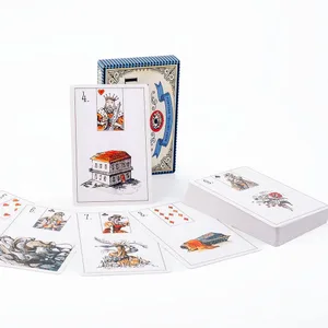 Potser baralla de cartes Lenormand 52 9,7 * 6,3 CM Visions angleses per a principiants Edició d'endevinació Jocs de taula