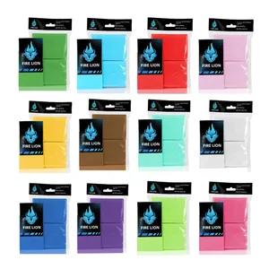 66x91 mm 100 STK/Sæt Solid Matte Trading Card Sleeves Standard Størrelse Kortbeskytter til PTCG/TCG/MTG