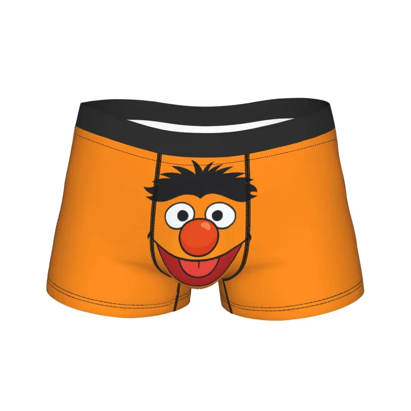 S-Sesames Streets Tango Elmo ve Grover İç Giyim Erkek Şort Külot Komik Boxershorts Kaliteli Gümrük Büyük Boy Külot