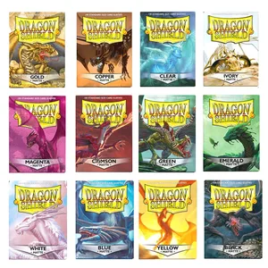 100 STK/KASSE 66x91mm Standardstørrelse Demark Dragon Shield matte kortærmer til MTG/PKM/YGO/TCG brætspilskortærmer