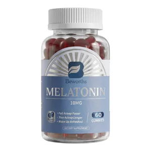 B BEWORTHS Yaban Mersini Melatonin 10mg Gummies Uyku için Yaratıcı Uyku Uyku Hapları Melatonin Uyku Rahatlatıcı Yetişkin için