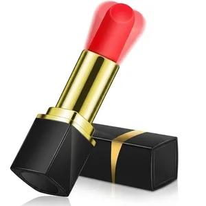 Mini vibrator pentru ruj pentru femei, șoc puternic, vibrator, mamelon, stimulator clitoridien, baghetă AV Jucării sexuale pentru cupluri adulți 18+
