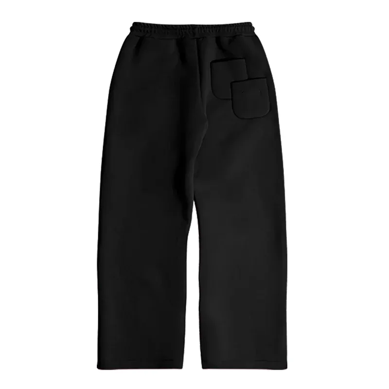 Erkek Sonbahar Yeni 2 Parça Set Rahat Katı çiftin Kapşonlu Kazak Gevşek Sweatpants Koşu Kazak Pantolon Kıyafetler Takım Elbise
