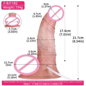 Squirting Dildo G‑Spot Stimulator Silicone Sex Toy Intimate Waterproof Adult Toy For Female Vaginal Private Masturbation