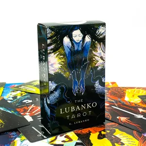 Le jeu de tarot LUBANKO, œuvre d'art mystique, jeux de méditation et de fête durables et portables, parfaits pour l'orientation spirituelle et les collectionneurs