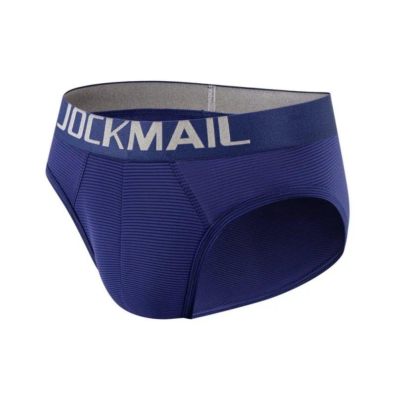 Bielizna męska Krótkie seksowne bikini w paski z niskim stanem Sportowe kibice Kalesony Bielizna nocna Nylon Szybkoschnący Oddychający