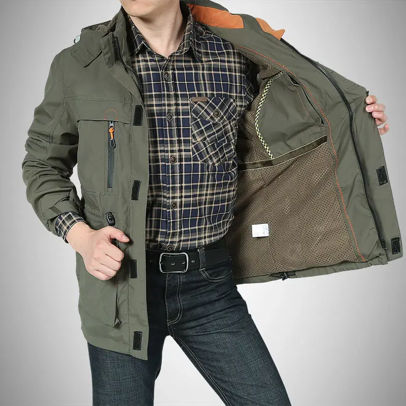 2026 New Style Spring-Autumn Outdoor Lightweight Casual Jacket Waterproof Breathable Men's Coat