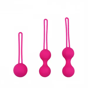 Bola intel·ligent de silicona Boles de Kegel vibradores Màquina d'exercicis per a la vagina d'estrènyer la vagina Bola de geisha vaginal Joguines sexuals per a dones 18