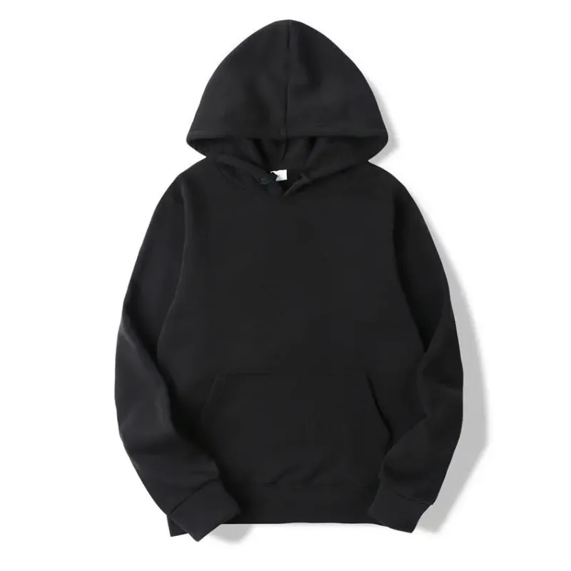 Blank Fleece Fashion Hoodies Men Pull Over Wholesale Hooded Sweatshirt Unisex Cheap Solid Hoodie In Bulk Sudaderas Con Capucha