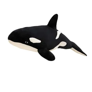 50/70 centimetri Orca Killer Whale Peluche Cuscino Morbido Nero Bianco Balena Coperte E Plaid Cuscino Camera Da Letto Divano Decor Oceano A Tema peluche Cuscino Regalo