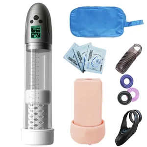 Pompă electrică pentru penis Bărbați Pompă de îmbunătățire a erecțiilor îmbunătățite Pompă reîncărcabilă de vid pentru penis Pompă de mărire a erecției îmbunătățite