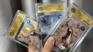 Kad Naruto versi Bahasa Inggeris PR-001PR-002 PRISTINE-10.0 Kad Penilaian Tulen KAYOU