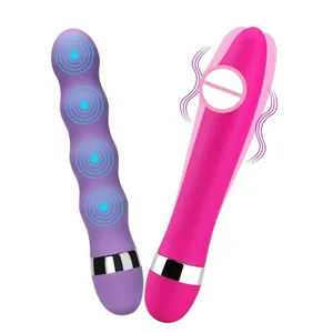 Makatotohanang Dildo Vibrator Magic Massager Wand Vaginal Clitoris Stimulator G Spot AV Stick Rod 18 Adult Sex Toys para sa Babaeng Mag-asawa