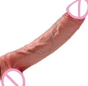 Silikon Tebal Penis Palsu Besar Penis Ganda Wanita G-spot dengan Cangkir Hisap Kuat Mainan Seks Dewasa Vagina Orgasme Masturbasi
