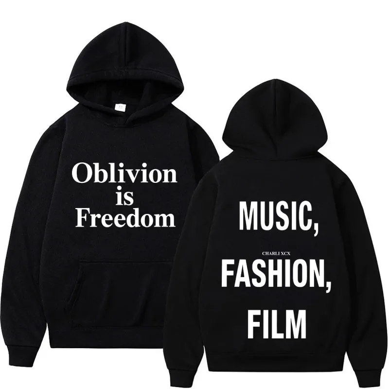 Xcx álbum música moda filme tour 2026 impressão com capuz masculino feminino moda pulôver casual hip-hop moletom fãs presentes
