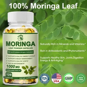Greensure Moringa Oil Fremme metabolisme Støtte Vekttap Reparasjoner Skadede celler Lindrer betennelse Kardiovaskulær helse